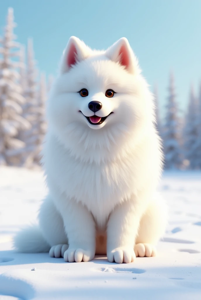 A Samoyed 