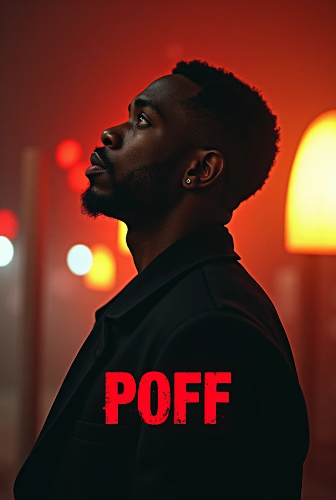 a movie cover that says POFF and is of a black man