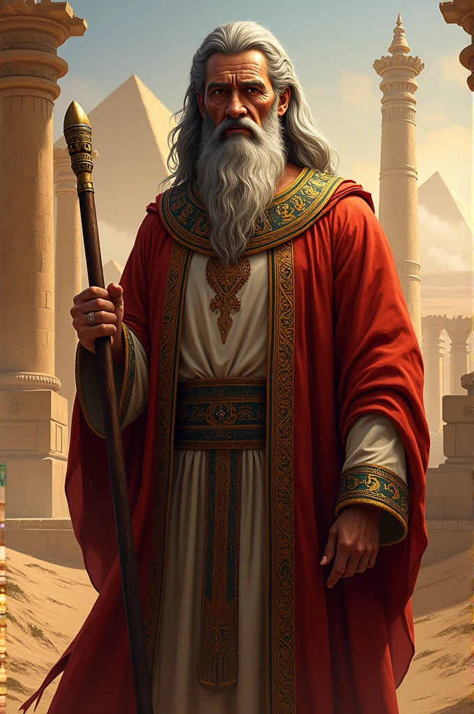 Create an image of Moses of Egypt 