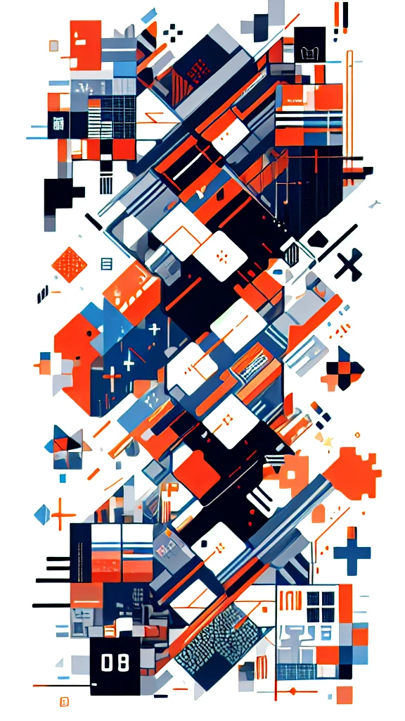 Cubism,Fragmented,Geometric,Multiple Perspectives,Abstract,high density,Intensive、high quality (masterpiece, 最high quality, high quality, High resolution, Very detailed),High resolution、colorful、colorful