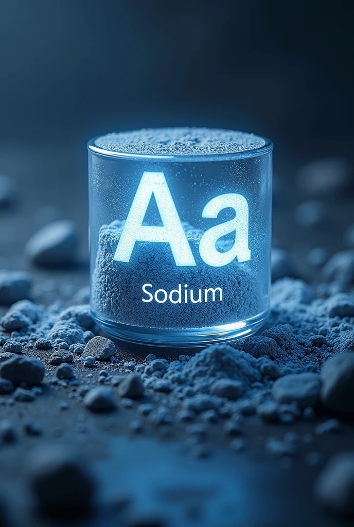 Create the image of the chemical element sodium