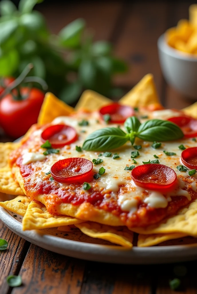 Pizza nachos