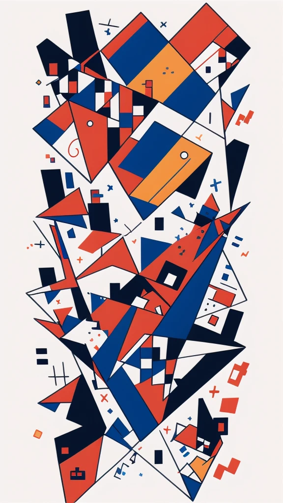 Cubism,Fragmented,Geometric,Multiple Perspectives,Abstract,high density,Intensive、high quality (masterpiece, 最high quality, high quality, High resolution, Very detailed),