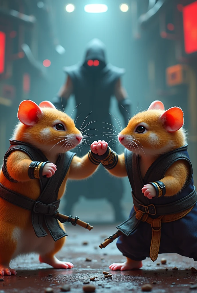 Hamster Kombat meets Mortal Kombat, fight