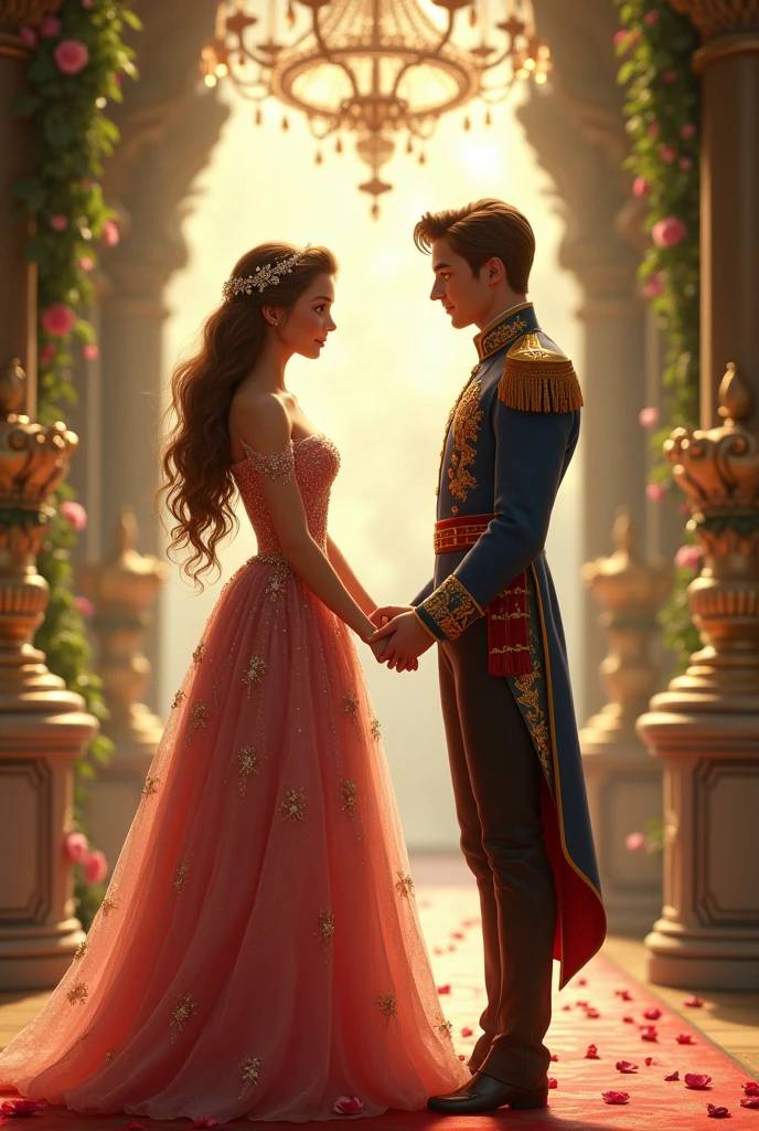 princess and prince hand in hand