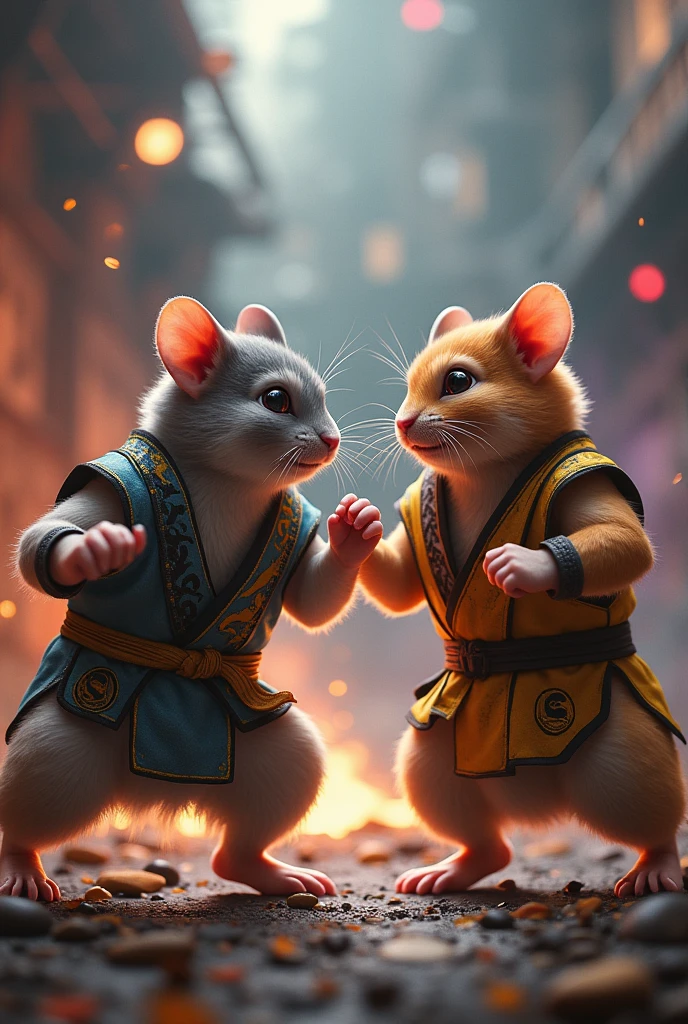 Hamster Kombat meets Mortal Kombat, fight
