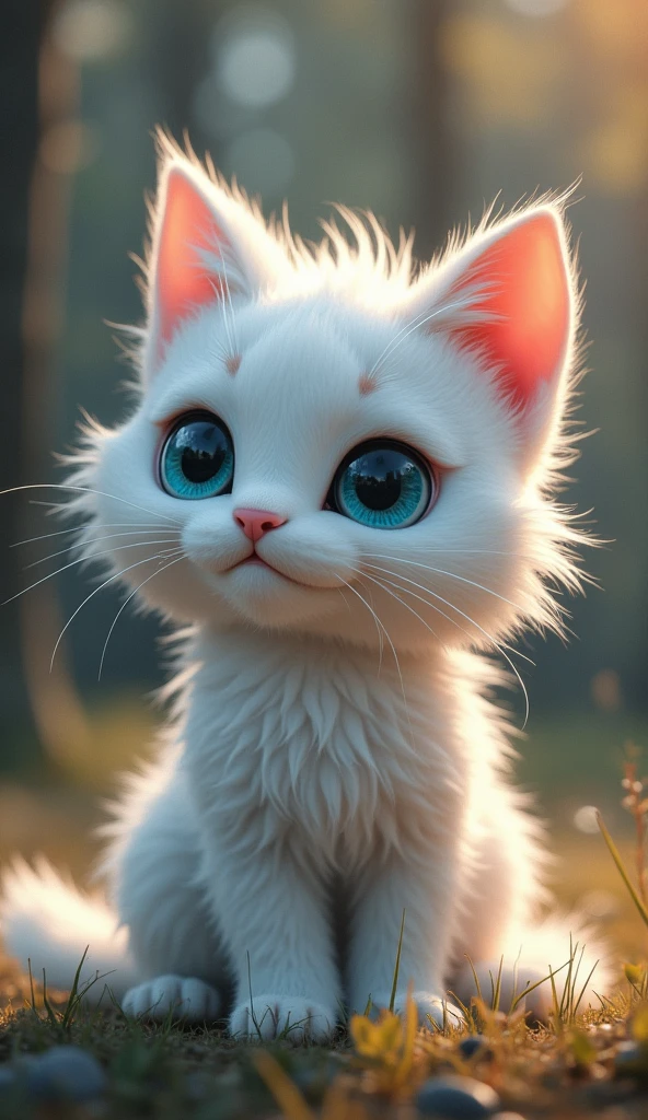 (by kilver), (white smile cut cat), (by canxue), (by yuris (artist)), (by skyline comet), (by pestil),, double female (cute:1.1) master louve, feral, fullbody, feral full body, detailed background, outdoors, cinematic lighting, animated movie, artistic, 8k hd, photo, photoreal, (detailed fur:1.3) (furr detail, fluffy:1.3), (big detailed blue eyes, yellow sclera:1.2),, depth of field,,