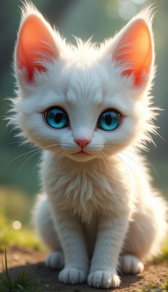 (by kilver), (white smile cut cat), (by canxue), (by yuris (artist)), (by skyline comet), (by pestil),, double female (cute:1.1) master louve, feral, fullbody, feral full body, detailed background, outdoors, cinematic lighting, animated movie, artistic, 8k hd, photo, photoreal, (detailed fur:1.3) (furr detail, fluffy:1.3), (big detailed blue eyes, yellow sclera:1.2),, depth of field,,