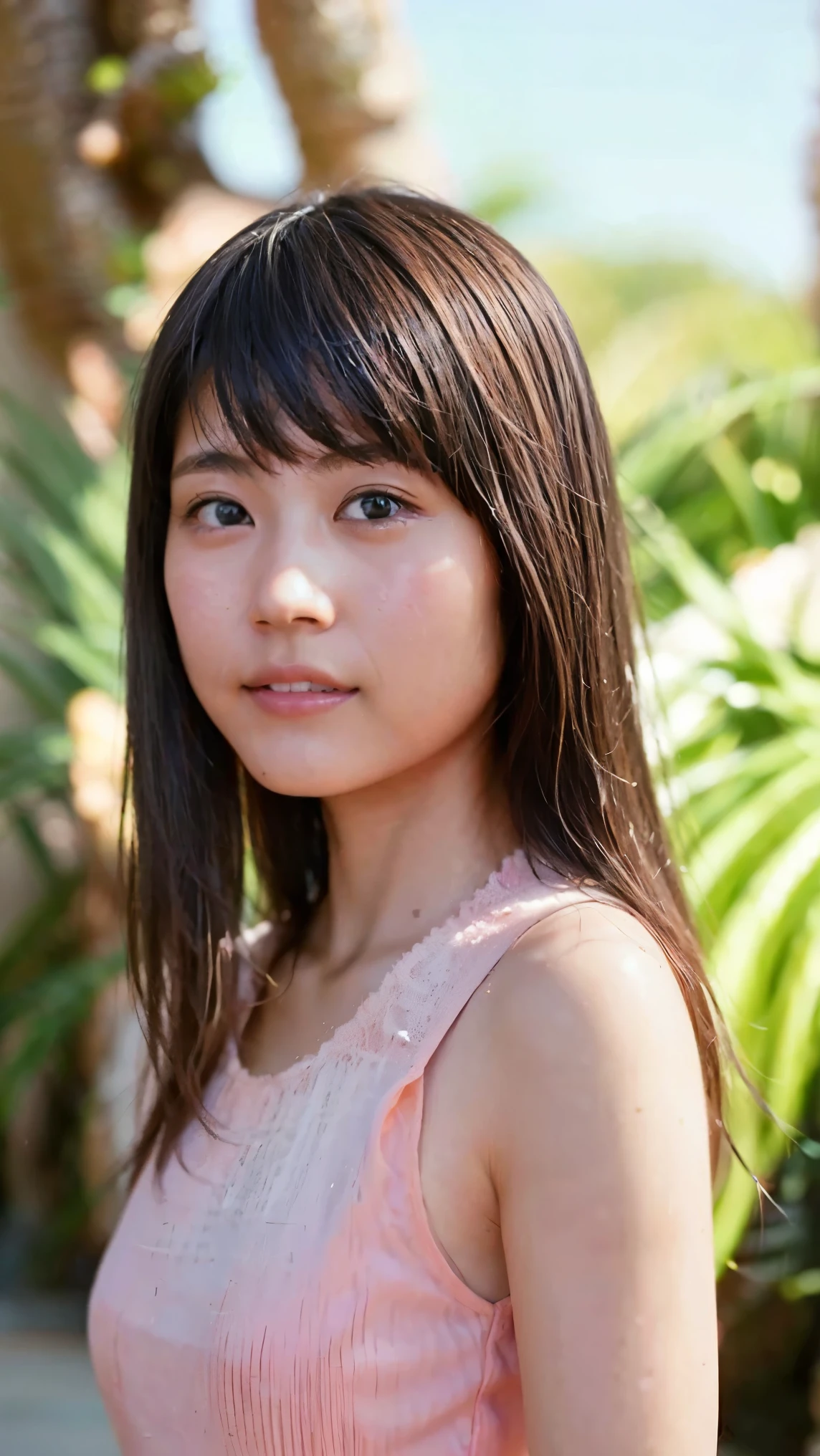 Everything modern:1.66, Cute Japanese Women Photos, smile, 20-year-old, Oil and hair palm for one-length straight hair:1.55, (photo Realistic:1.4), (hyper Realistic:1.4), (Realistic:1.3), (Smoother lighting:1.05), (Improving the quality of cinema lighting:0.9), 32K, 1 girl,20-year-oldの女の子, Realistic lighting, Backlight, The light shines on your face, Ray Tracing, (Bright light:1.2), (Improvement of quality:1.4), (Highest quality Realistic textured skin:1.4), fine grain, Detailed face,(smile:0), (Emphasis on face close-up:1.3), (Enhances the beauty of skin texture:1.1),((Extremely precise and accurate anatomy:1.0)), (Enhances the beauty of skin texture:1.1), Clean and glowing skin, mesh, thin:1.2, (Realistic:1.3), Realisticなライティング, (Smoother lighting:1.05), 32K, One Japanese woman, fine grain, Detailed face, (Film Grain:1.1),(Accentuates body lines:1.1), High resolution, Natural look, Kind eyes, Improves hair quality, Delicate light and shadow, Transparent muscles, Graceful pose, Beautiful Eyes, Sharp details, Soft light reflection, Beautiful contours, Delicate skin tone, Fine hair texture,Cute Japanese Women Photos,