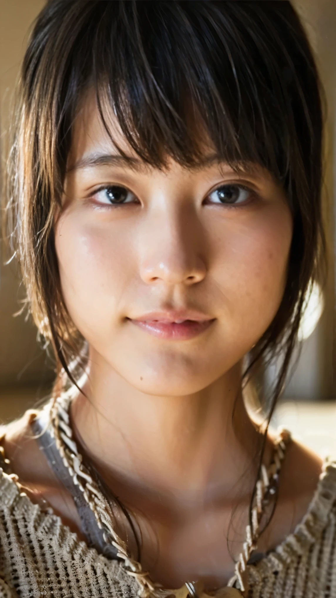 Everything modern:1.66, Cute Japanese Women Photos, smile, 20-year-old, Oil and hair palm for one-length straight hair:1.55, (photo Realistic:1.4), (hyper Realistic:1.4), (Realistic:1.3), (Smoother lighting:1.05), (Improving the quality of cinema lighting:0.9), 32K, 1 girl,20-year-oldの女の子, Realistic lighting, Backlight, The light shines on your face, Ray Tracing, (Bright light:1.2), (Improvement of quality:1.4), (Highest quality Realistic textured skin:1.4), fine grain, Detailed face,(smile:0), (Emphasis on face close-up:1.3), (Enhances the beauty of skin texture:1.1),((Extremely precise and accurate anatomy:1.0)), (Enhances the beauty of skin texture:1.1), Clean and glowing skin, mesh, thin:1.2, (Realistic:1.3), Realisticなライティング, (Smoother lighting:1.05), 32K, One Japanese woman, fine grain, Detailed face, (Film Grain:1.1),(Accentuates body lines:1.1), High resolution, Natural look, Kind eyes, Improves hair quality, Delicate light and shadow, Transparent muscles, Graceful pose, Beautiful Eyes, Sharp details, Soft light reflection, Beautiful contours, Delicate skin tone, Fine hair texture,Cute Japanese Women Photos,