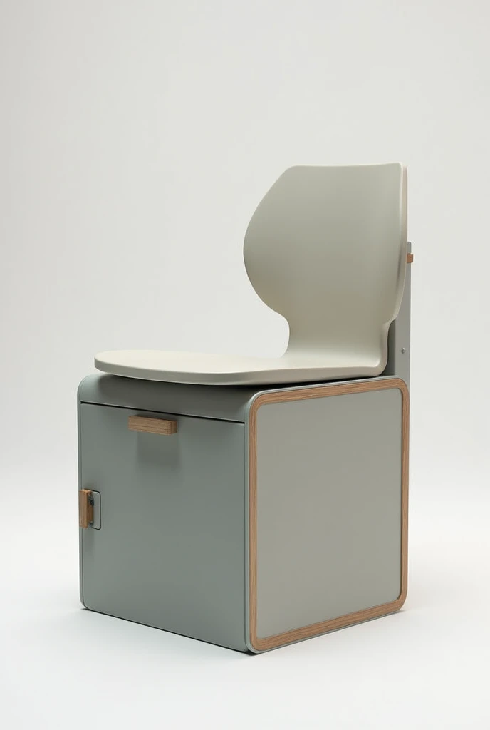 Chairlocker
Like a chair that has a locker at the bottom of it