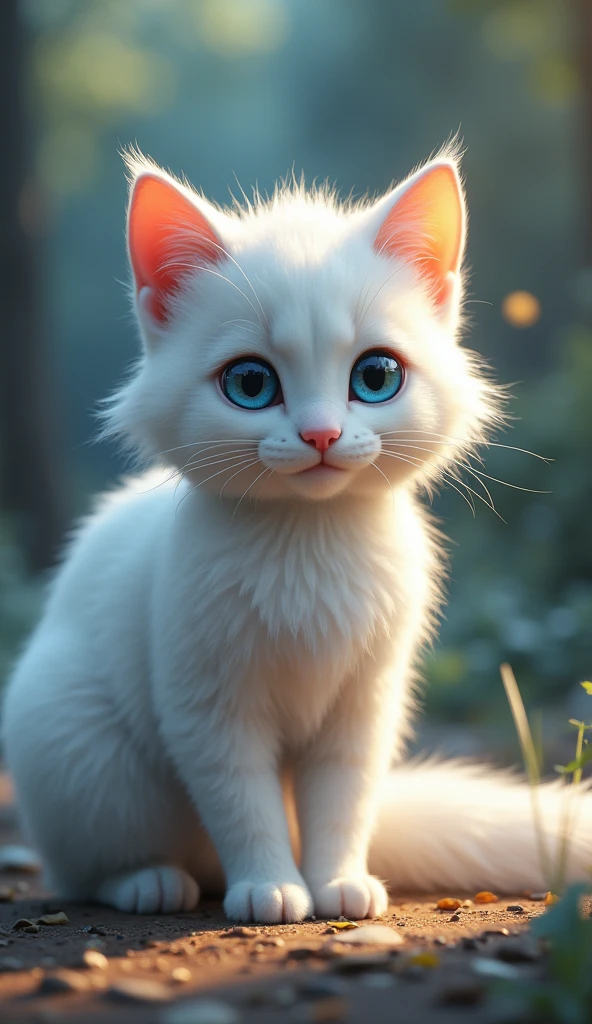 (by kilver), (white smile cut cat), (by canxue), (by yuris (artist)), (by skyline comet), (by pestil),, double female (cute:1.1) master louve, feral, fullbody, feral full body, detailed background, outdoors, cinematic lighting, animated movie, artistic, 8k hd, photo, photoreal, (detailed fur:1.3) (furr detail, fluffy:1.3), (big detailed blue eyes, yellow sclera:1.2),, depth of field,,
