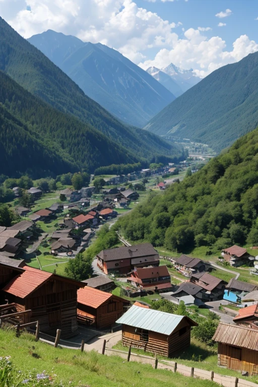 Mountain village