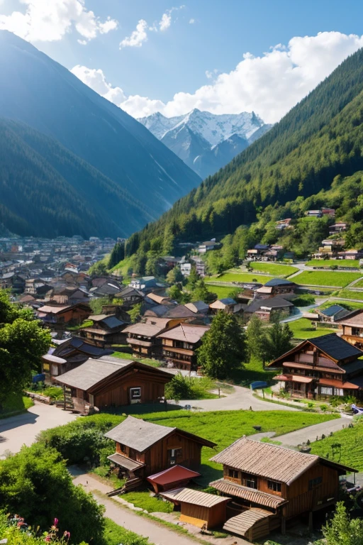 Mountain village