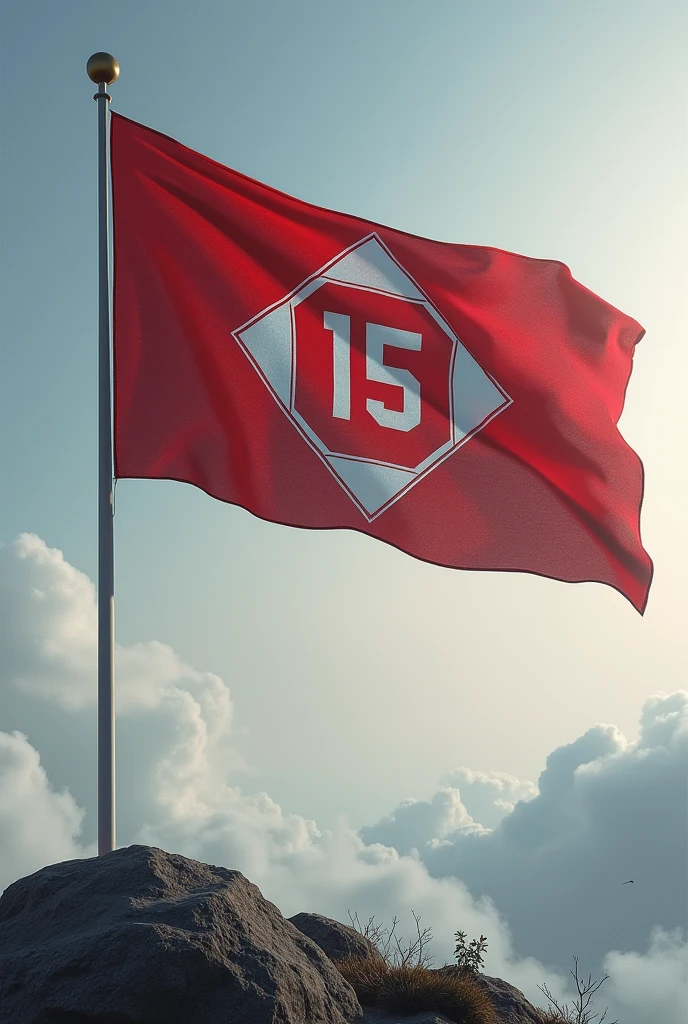MDB flag with the number 15