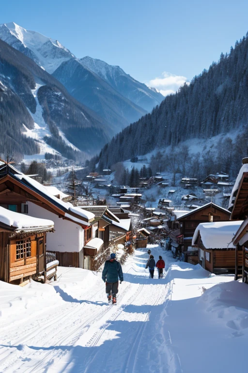 Mountain village