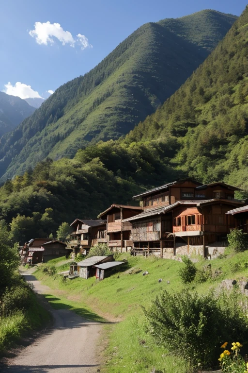 Mountain village