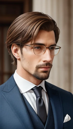 A Stylish Man Auerbach focus on the face