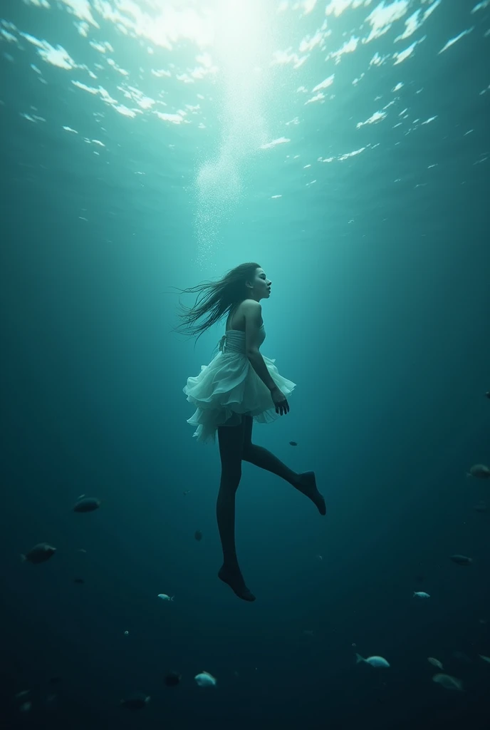 Billie eilish falling in the ocean 