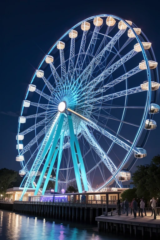 Blue Ferris Wheel