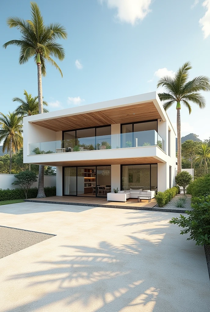 plans for a beach house, that has a garage, 2 bathrooms, 1 bedroom, A room, kitchen and a terrace, that is setting the mood 