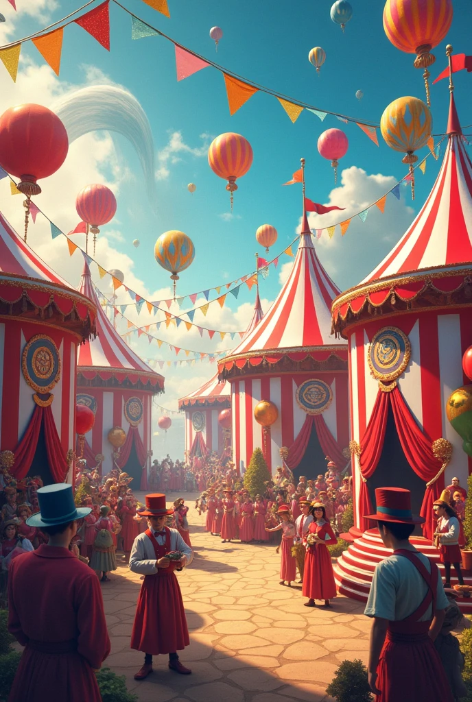 A circus-style landscape