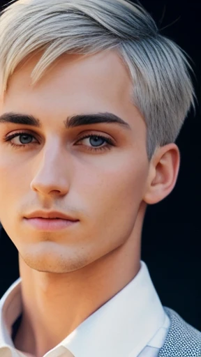 A man with short hair Abramowicz focus on the face