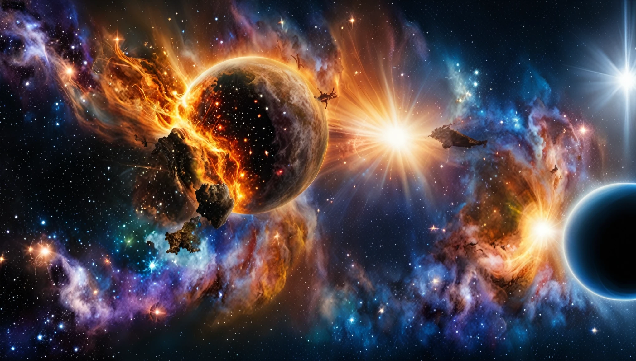 universe of light and universe of darkness,sources and anti-sources,universe and reverse universe