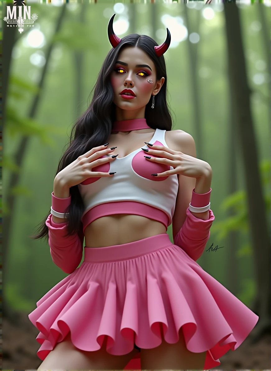 devil woman in the forest