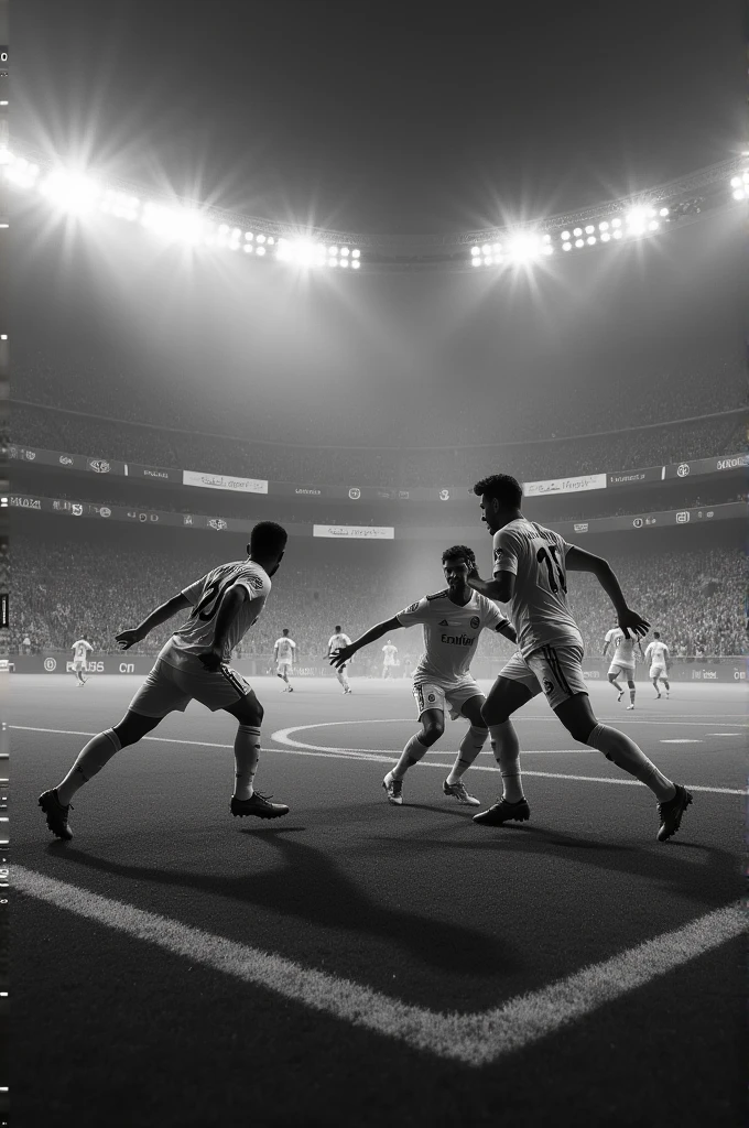 Real Madrid 130 Vs Barcelona 0 Black and white photo and the scores of the match