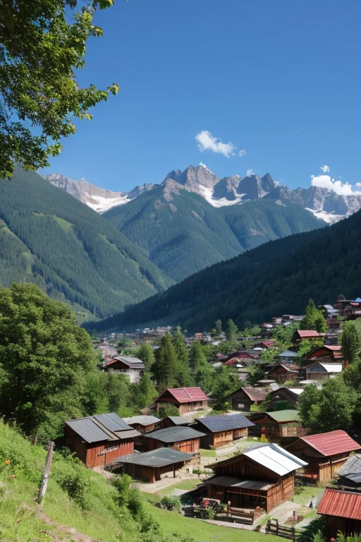 Mountain village
