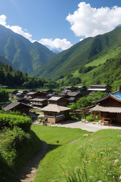 Mountain、village