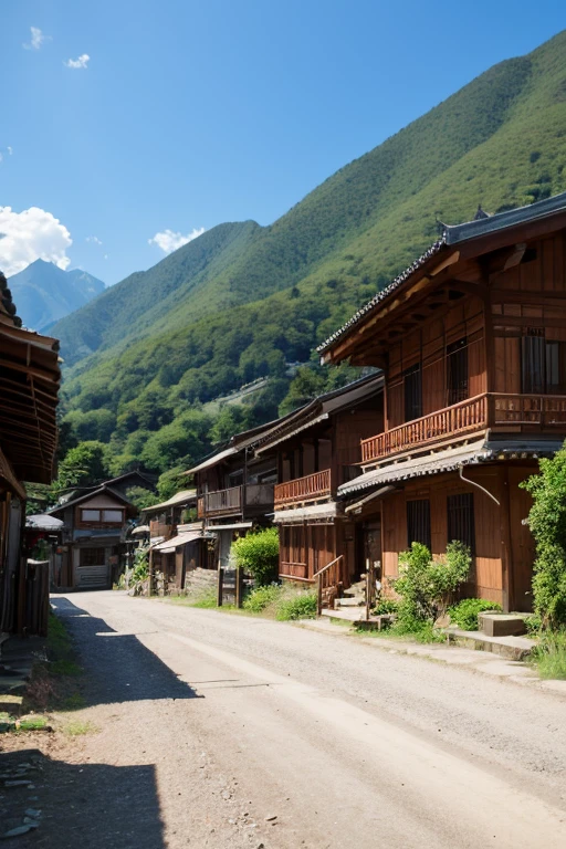 Mountain、village