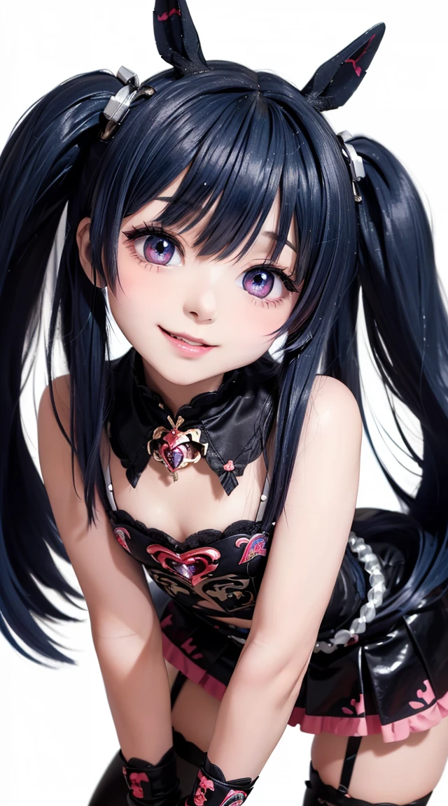 (masterpiece:1.3), (Best Quality:1.3), (Ultra-detailed:1.2), ((kawaii)), Cute, (lovely), ((sexy)), ((Extremely detailed)), 4K, (8K), Best Quality, (Beautiful), Illustration, anime style, (bold line:1.2), Gradation, looking at viewer, //, (bent down:1.1), (arms behind back), //, a cute girl, 1girl, (solo:1.2), gleaming skin, //, (flat nude chested), (Perfect eyes:1.2), (Perfect iris:1.2), //, darkblue hair color, (beautiful eyes) //, (half closed eyes:1.3), (sexual expression:1.2), Fascinated expression, smile, (blush:1.2), //, modern city background, twin tails, muscle girl, hard abs, exposed abs, sailor uniform with skirt, (14year old girl:1.5)), complete anatomy, children's body, child, super cute, girl, random poses, random camera angles, full body shot, detailed vagina, nude, heavy knight armor, mecha musume, pale skin, gothic dress, twin tails, red eyes, heart accesories details