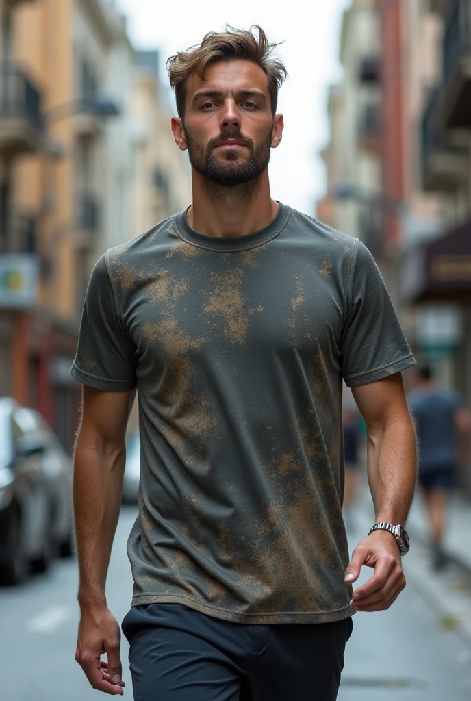 Rustic running t-shirt, street running, bischoff runners