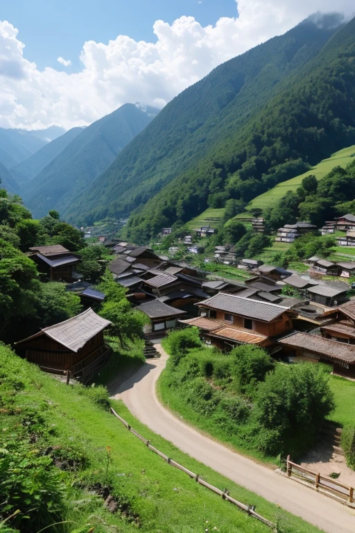 Mountain、village