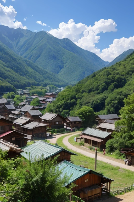Mountain、village
