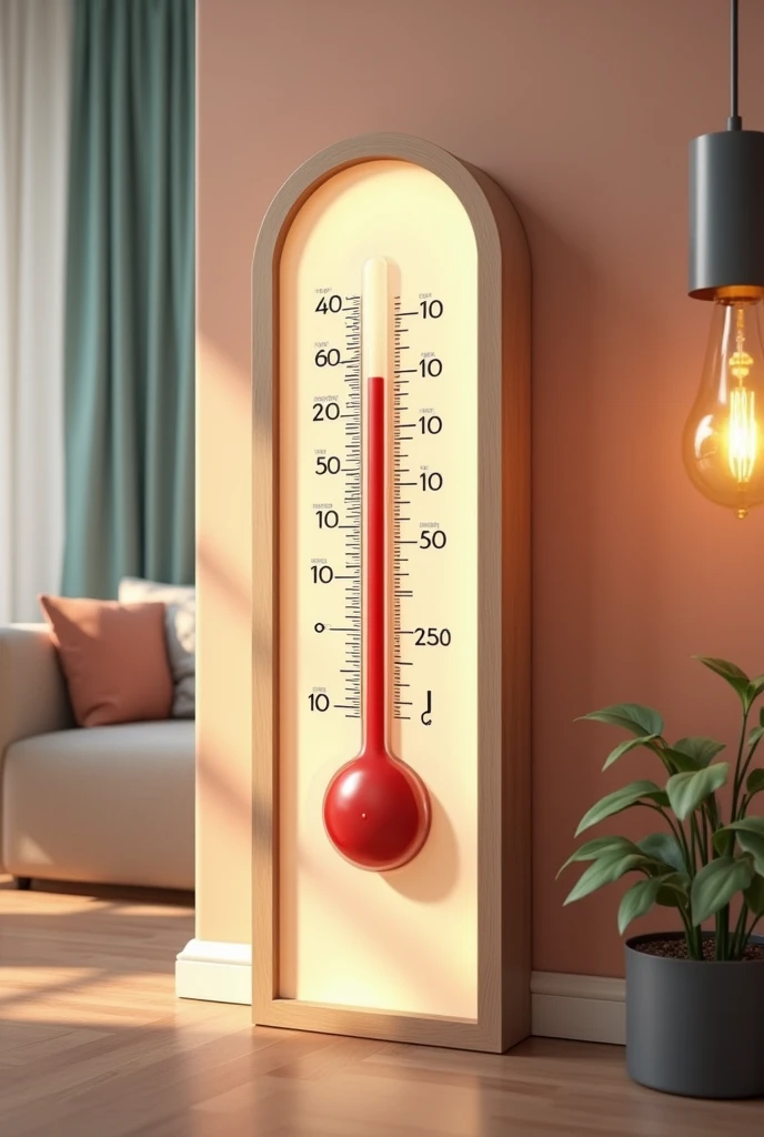 Create 3 banners with a home thermometer theme