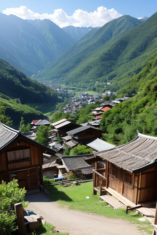 Mountain、village