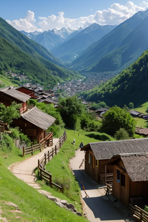 Mountain village