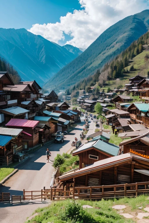 Mountain village
