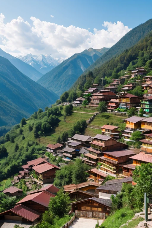 Mountain village
