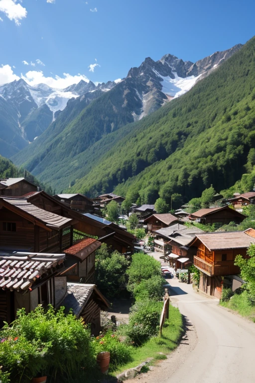 Mountain village