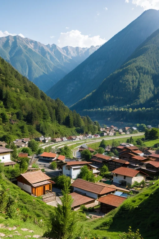Mountain village