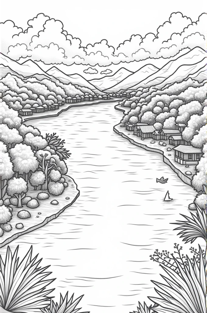 Magdalena River coloring page
