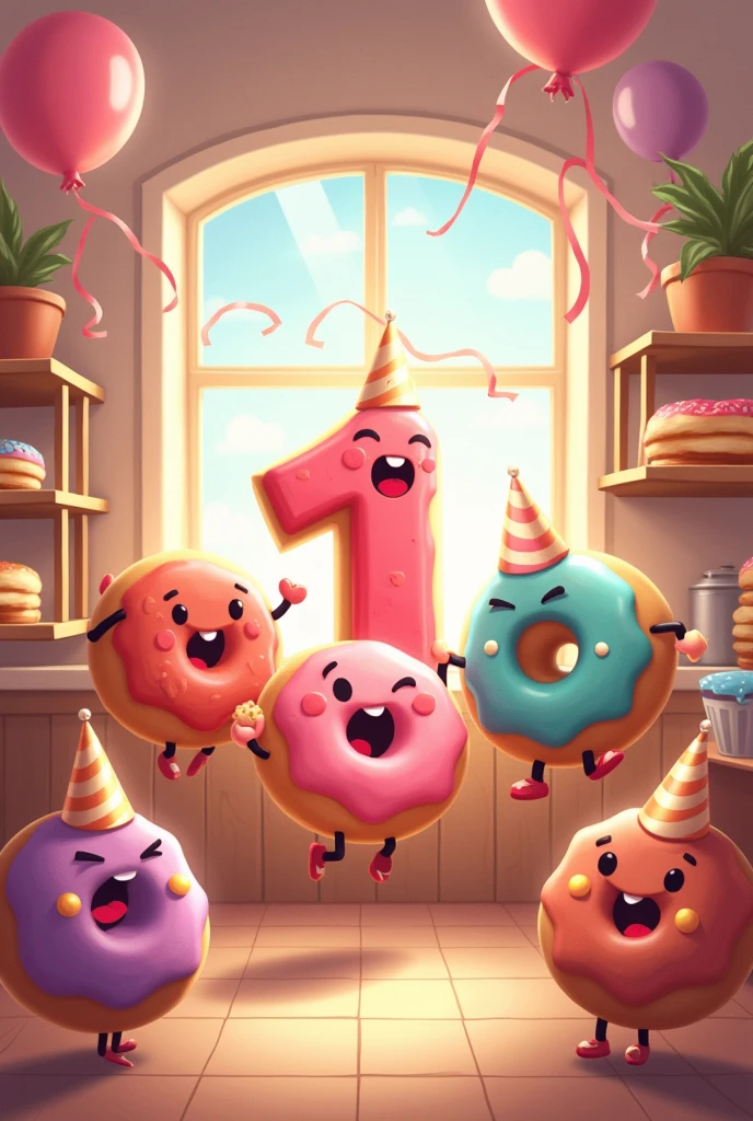 Dokki Donuts Anniversary Image, First year