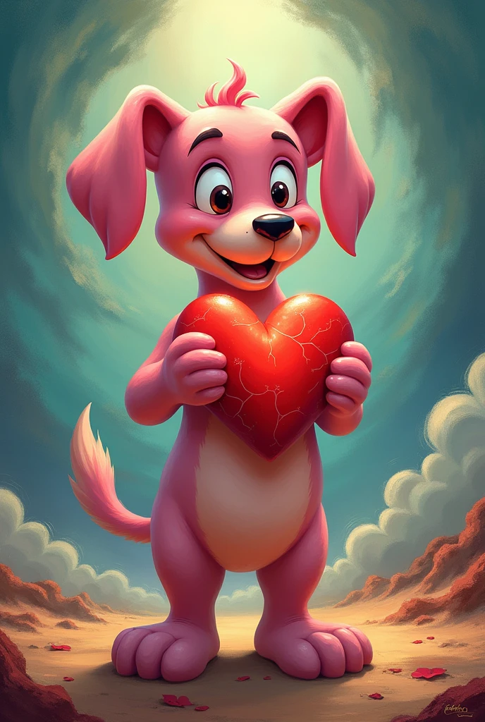 Courage the Cowardly Dog Giving a Heart 