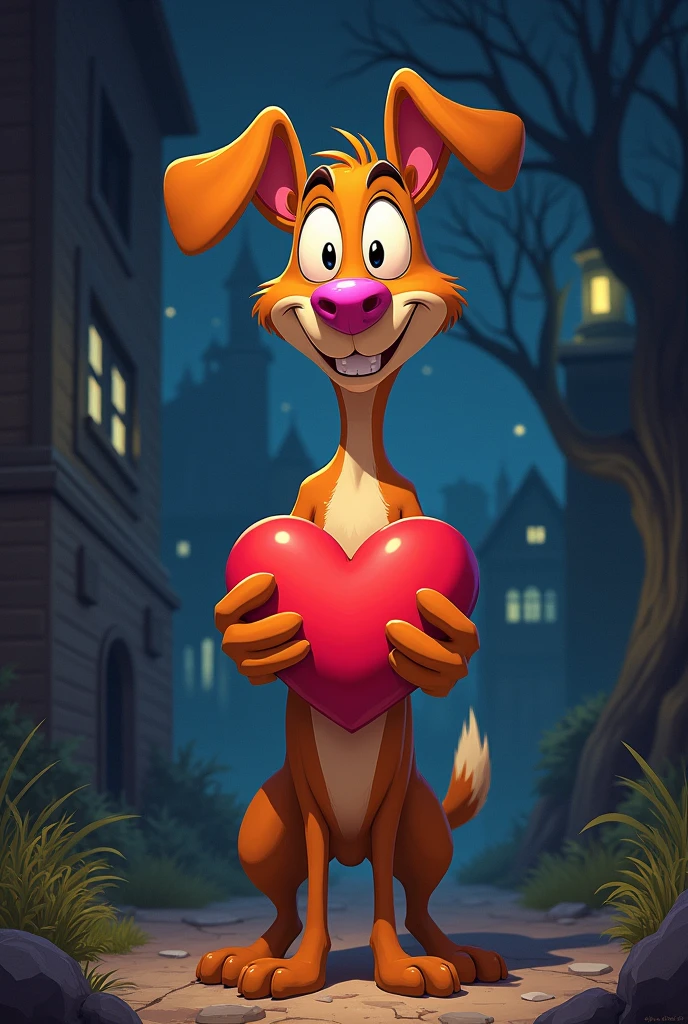 Courage the Cowardly Dog Giving a Cheerful Heart