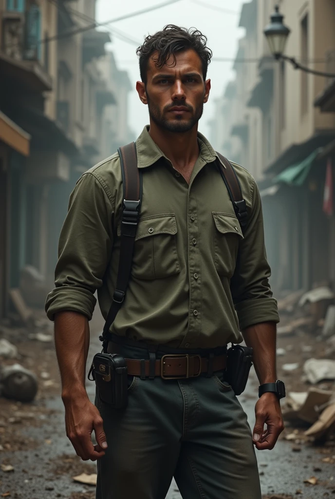 30 year old young man, after having gone through many crises, go bankrupt financially, even with thousands of problems, He is willing to fight against all the problems and struggles that arise until he returns to the top.
