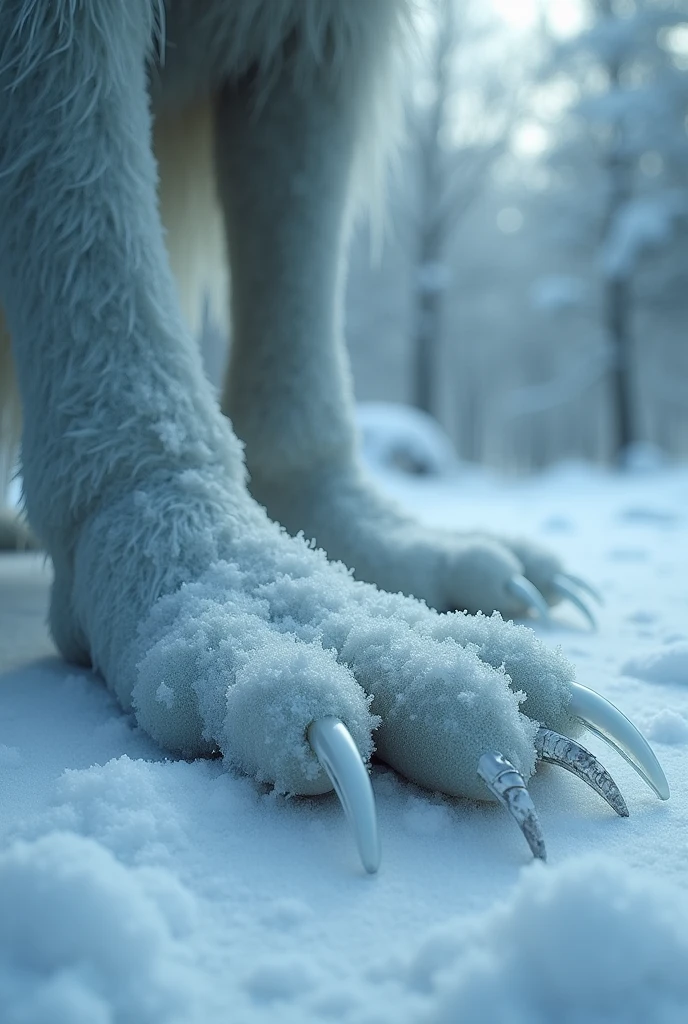 Frozen paws 